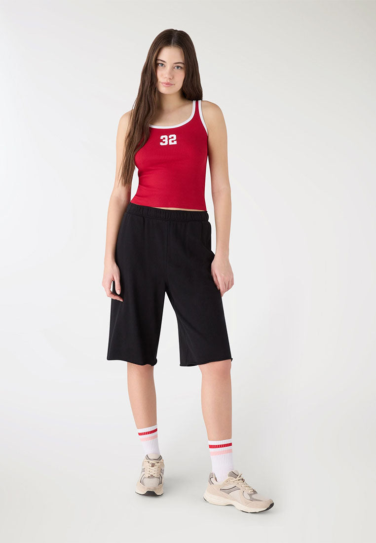 Women's Constracting Trim Tank Top