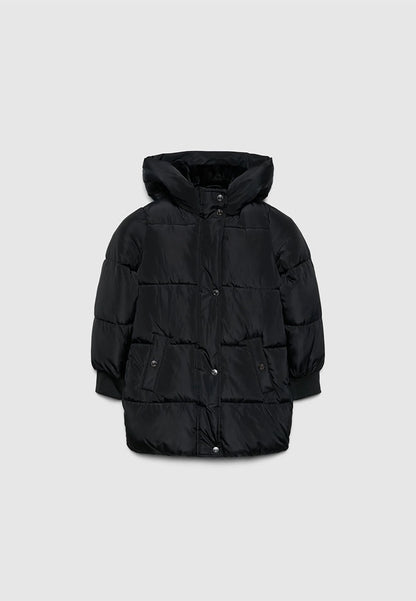 Heavyweight Hooded Winter Coat for Girls