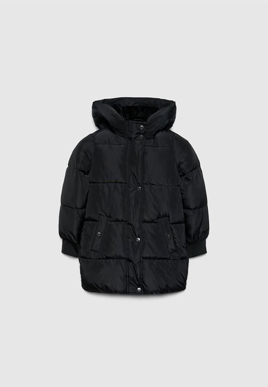 Heavyweight Hooded Winter Coat for Girls
