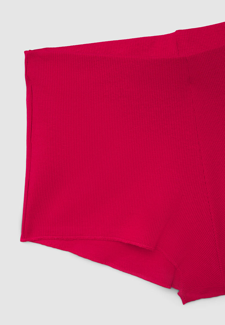 Women’s Ribbed Elastic Waist Culottes