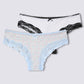 Women's Polka Dot Lace-Trimmed Briefs