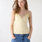 Women's V-neck Top with Ruffles