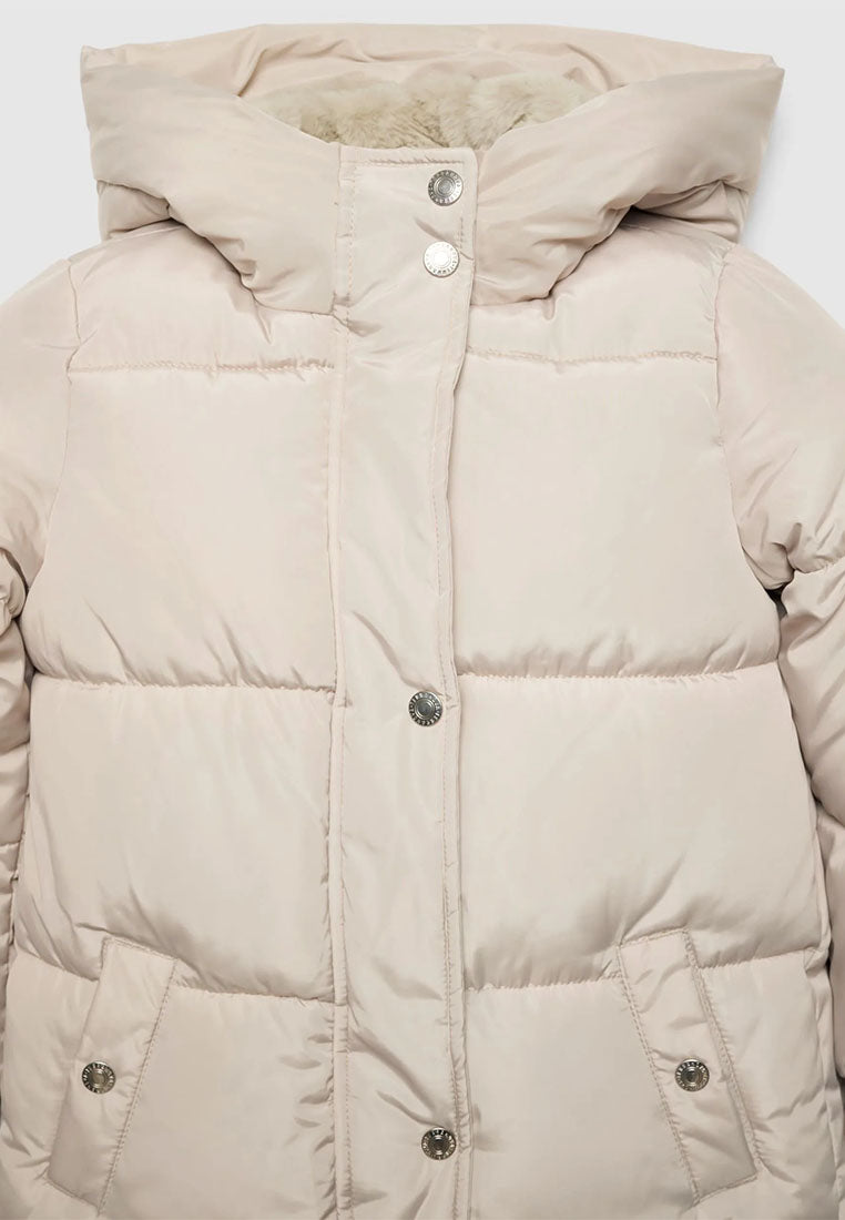 Heavyweight Hooded Winter Coat for Girls