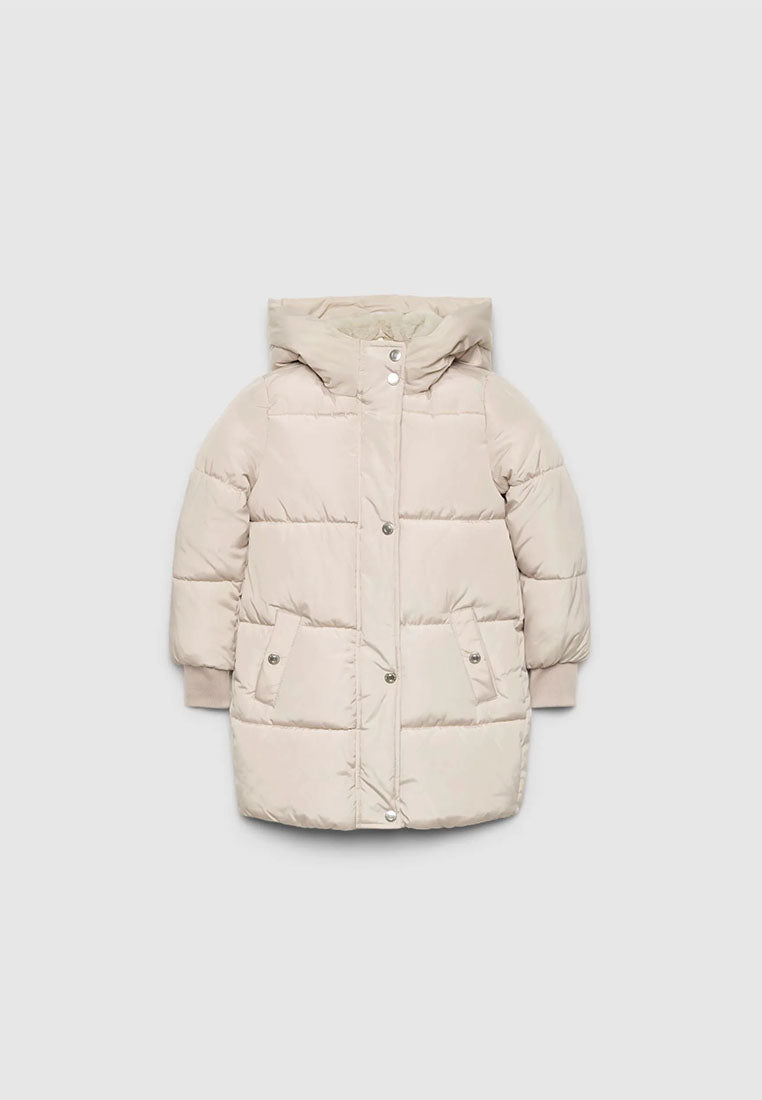 Heavyweight Hooded Winter Coat for Girls