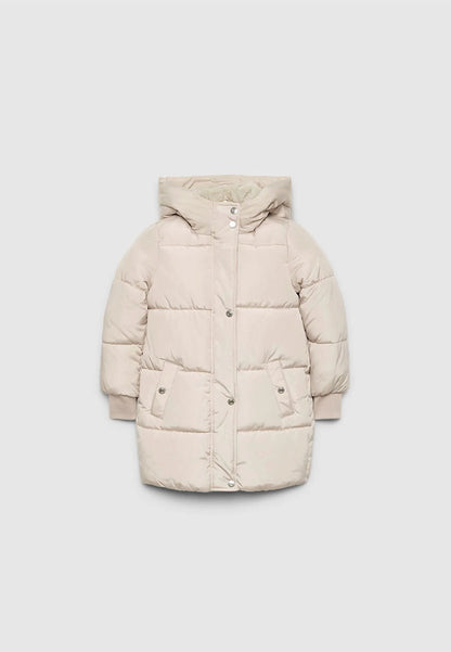 Heavyweight Hooded Winter Coat for Girls