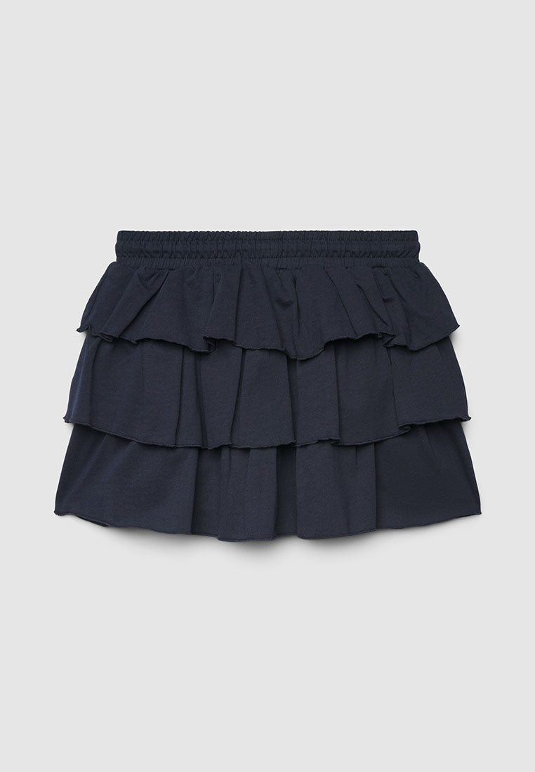 Women's Three-Tier Mini Skirt