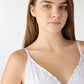 Women's V-neck Top with Ruffles