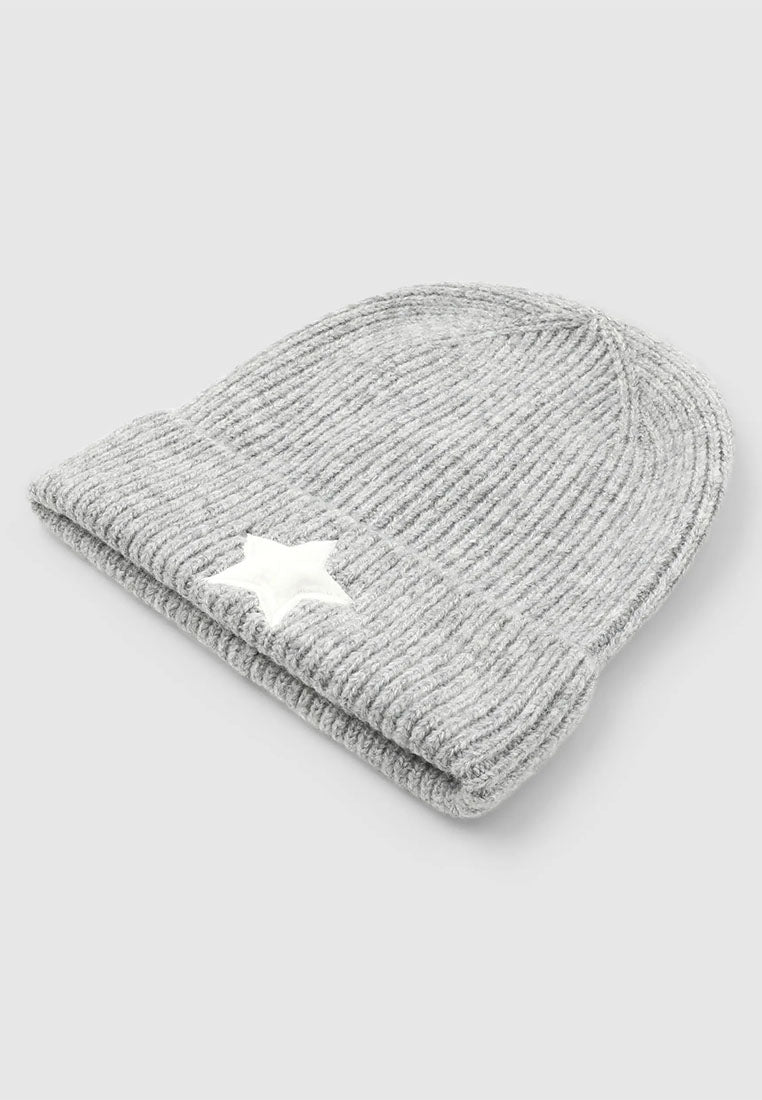 Women's Embroidery Ribbed Beanie