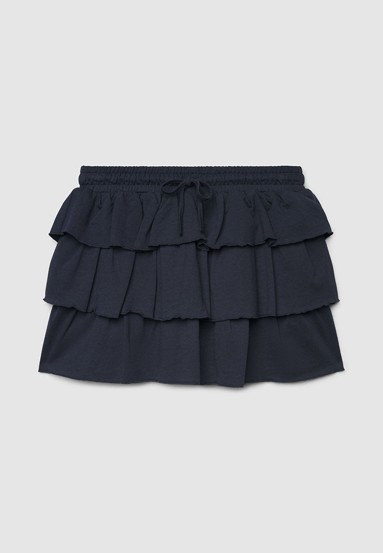 Women's Three-Tier Mini Skirt