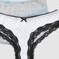 Women's Polka Dot Lace-Trimmed Briefs
