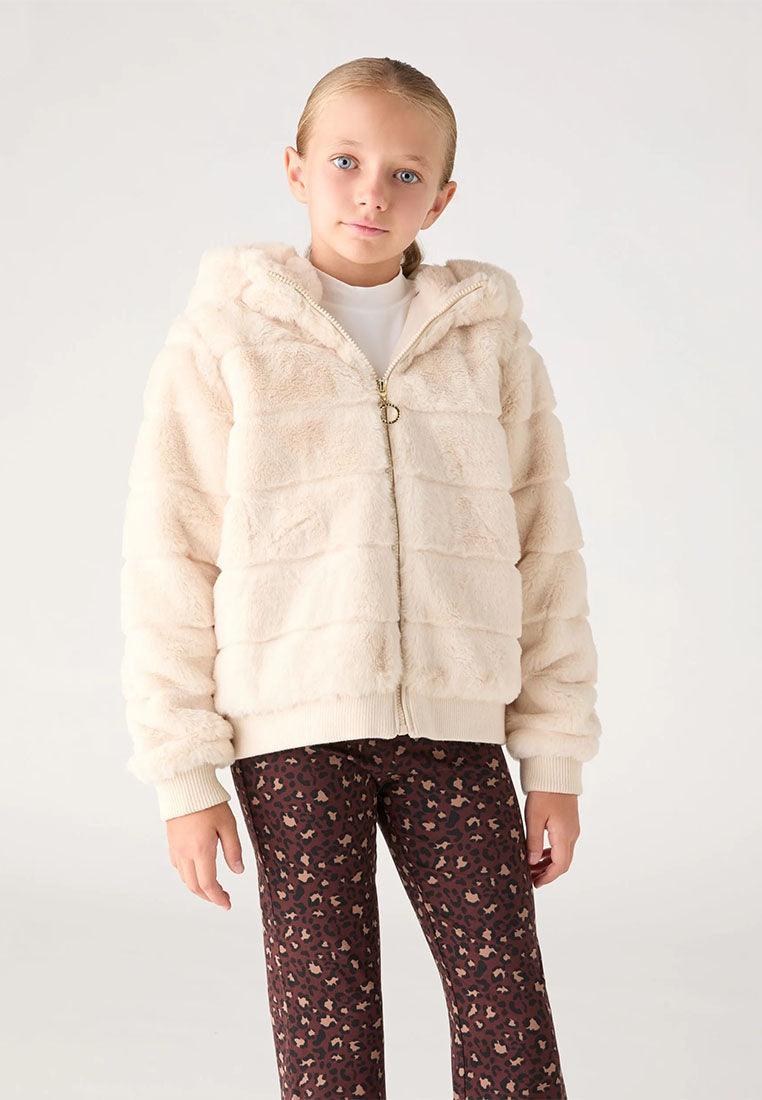 Hooded bomber jacket for Girls