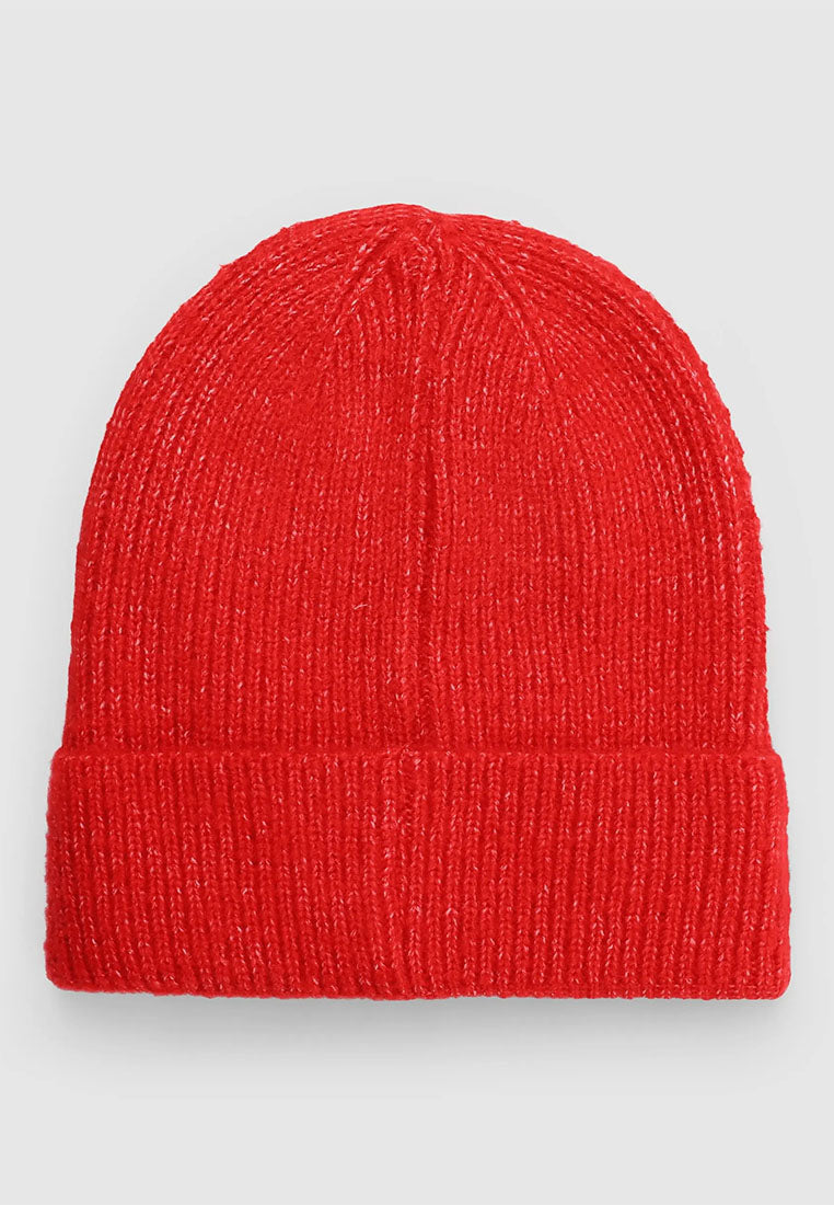 Women's Embroidery Ribbed Beanie