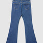 Long Flared Jeans with Pockets for Girls