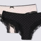 Women's Polka Dot Lace-Trimmed Briefs