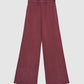 Women's Pintuck Wide-Leg Sweatpants