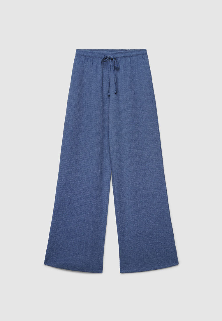 Women's Crinkle Maxi wide Leg Trousers