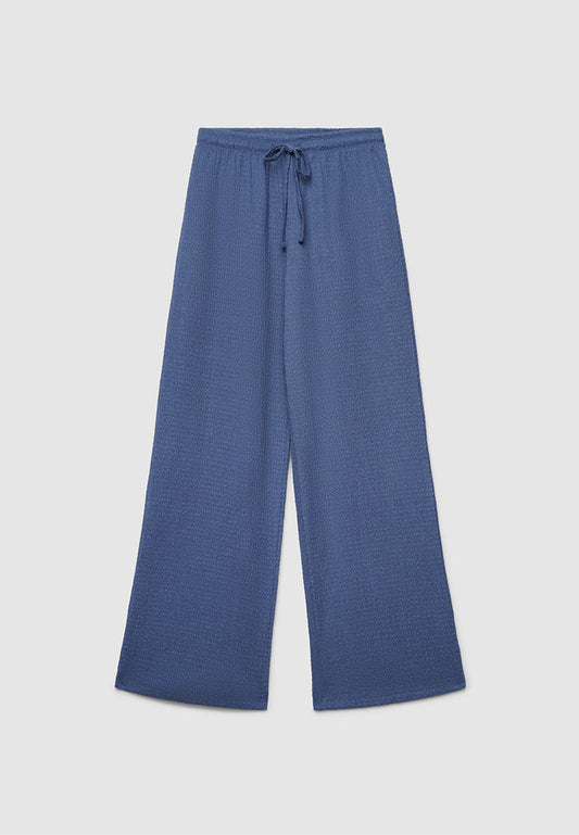 Women's Crinkle Maxi wide Leg Trousers