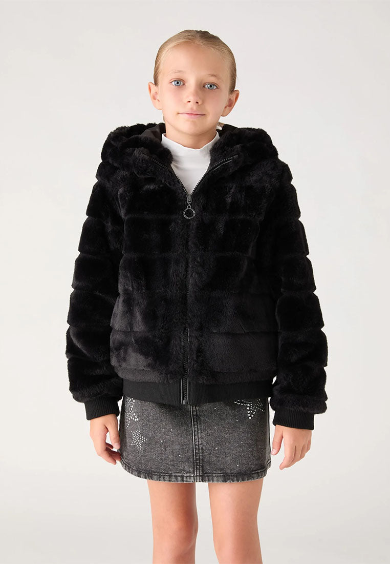 Hooded bomber jacket for Girls