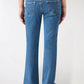 Long Flared Jeans with Pockets for Girls