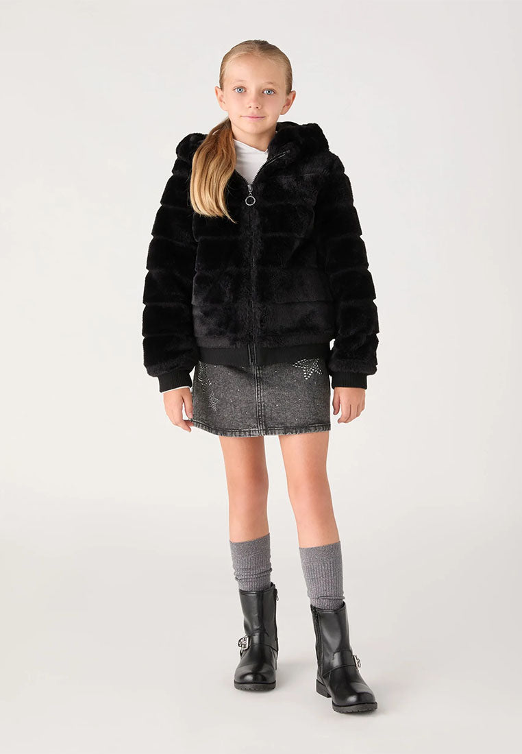 Hooded bomber jacket for Girls