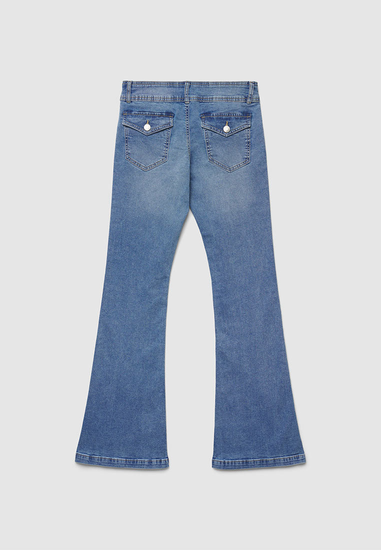 Women's Low-rise Flared Jeans