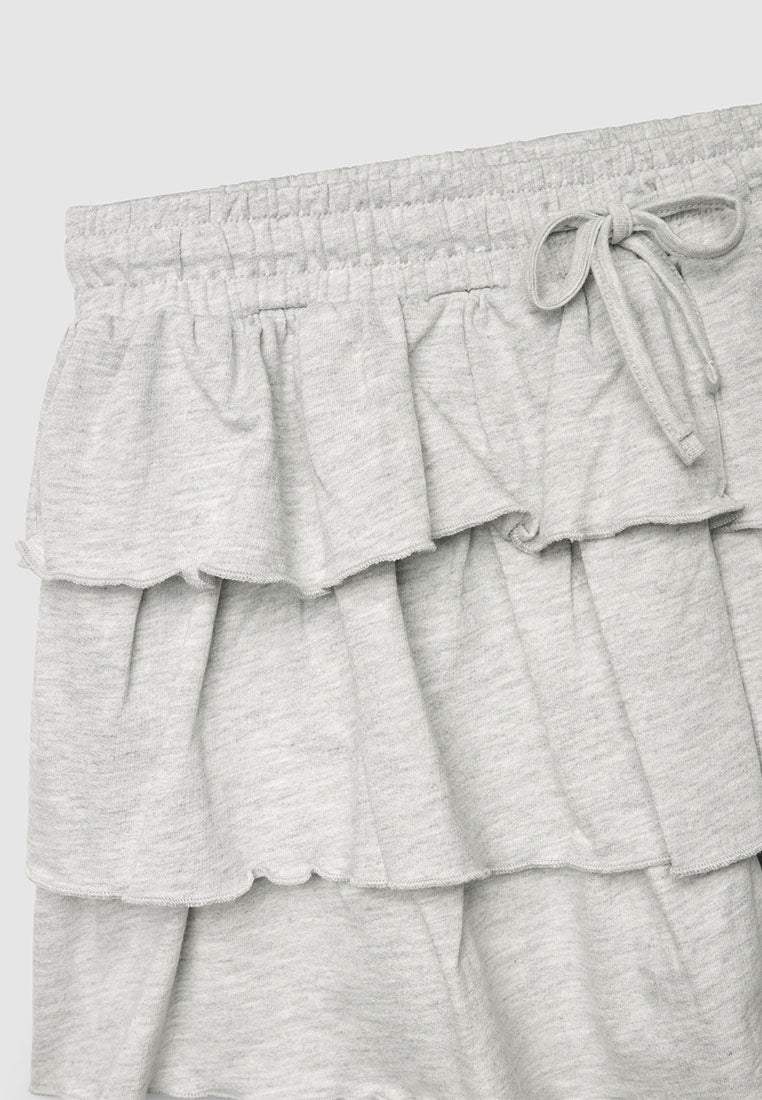 Women's Three-Tier Mini Skirt
