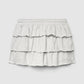 Women's Three-Tier Mini Skirt