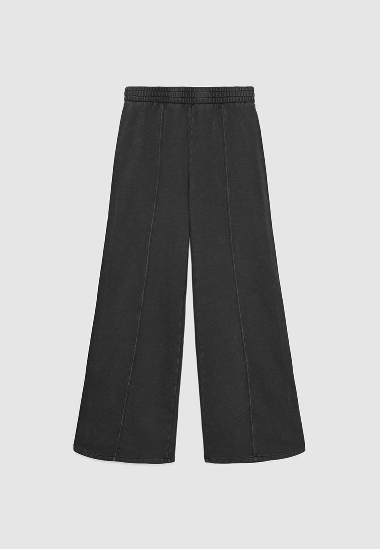 Women's Pintuck Wide-Leg Sweatpants
