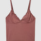 Women's V-neck Top with Ruffles
