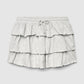 Women's Three-Tier Mini Skirt