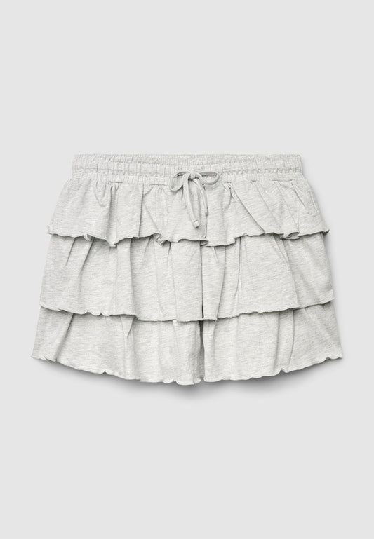 Women's Three-Tier Mini Skirt