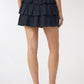 Women's Three-Tier Mini Skirt