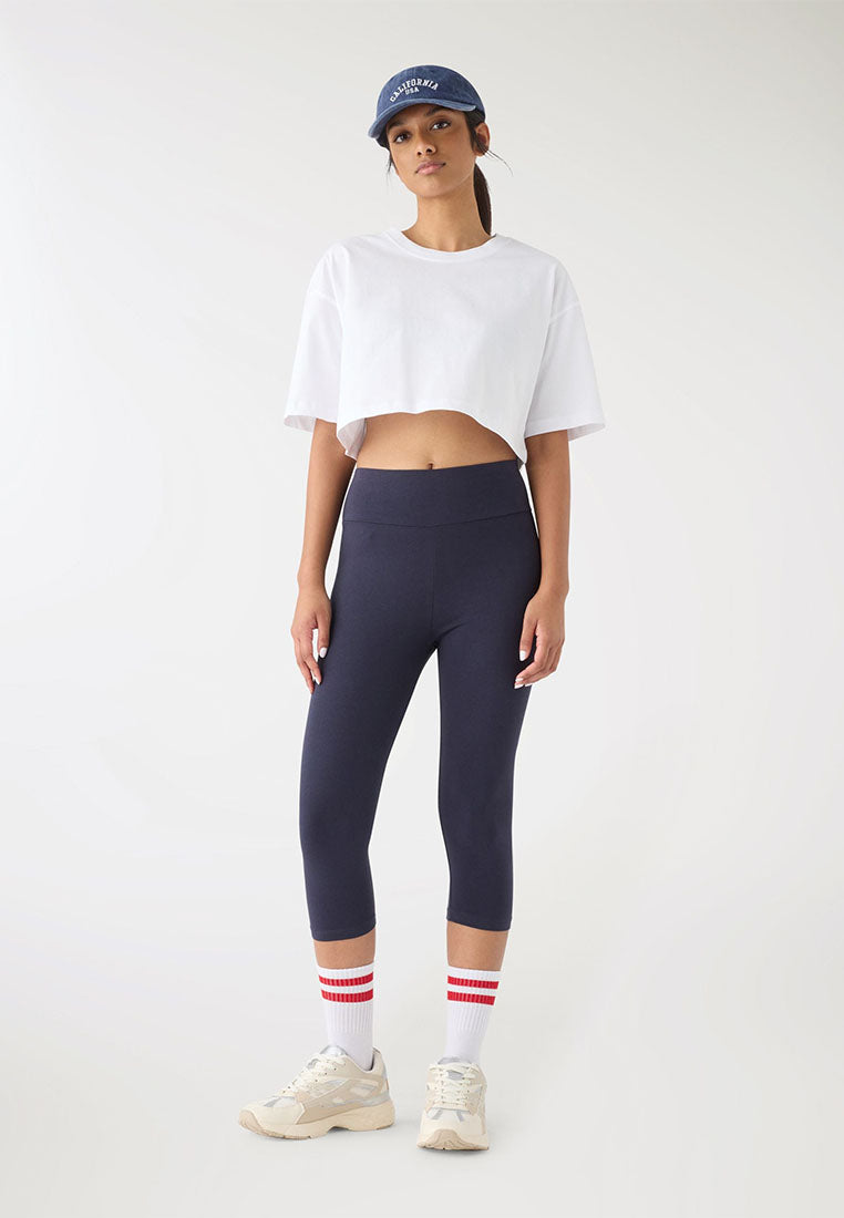 Women's High-waisted Capri Leggings