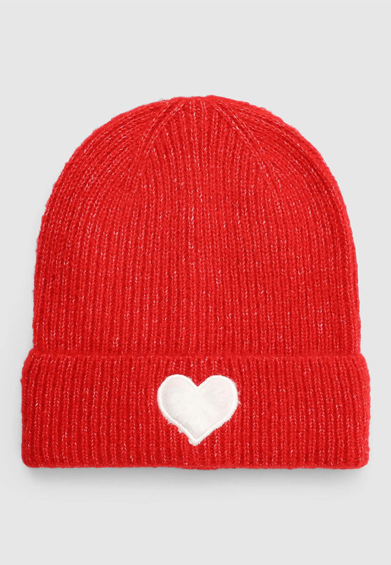 Women's Embroidery Ribbed Beanie