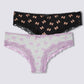 Women's Bow Print Lace-Trimmed Slip