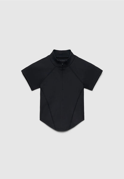 Women's Mock Neck Quarter-Zip Active Top