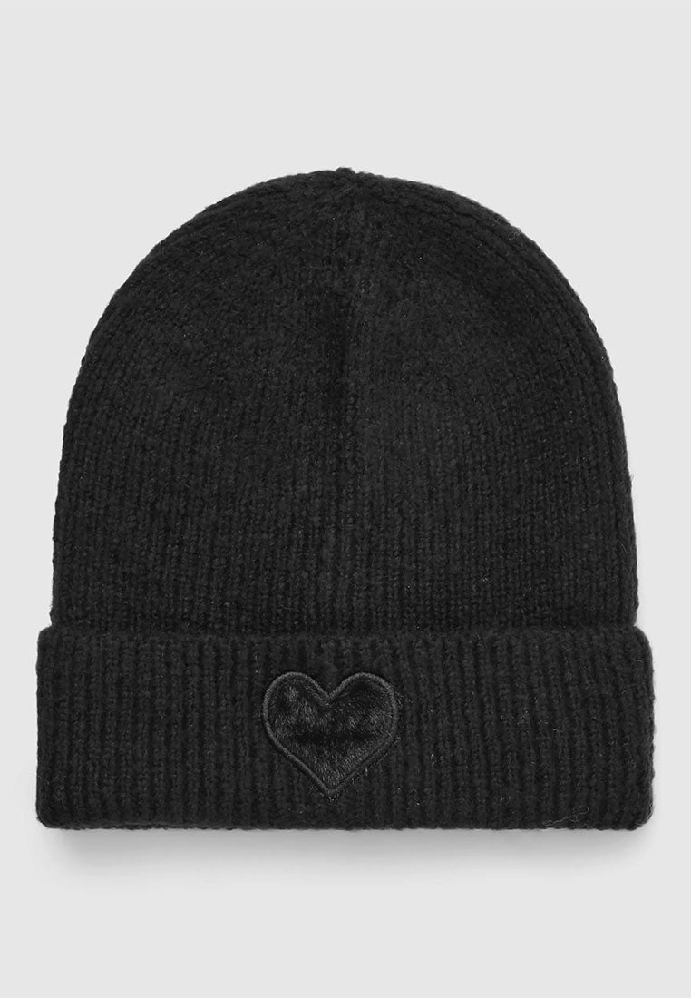 Women's Embroidery Ribbed Beanie