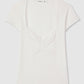 Women's Sweatheart Crop T-shirt