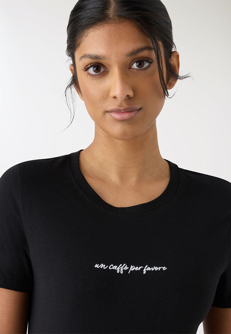 Women's Embroidered Short Sleeve T-Shirt