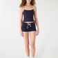Women's Two-tone Tracksuit Shorts