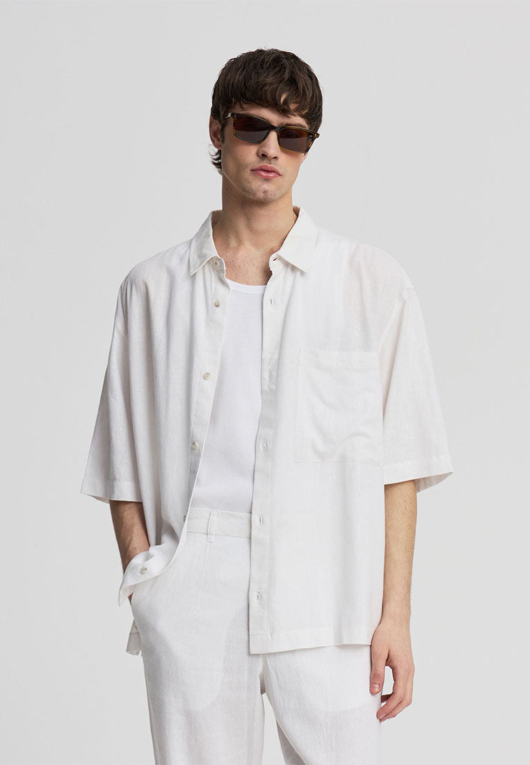 Men's Boxy Shirt with Pocket