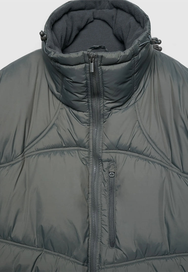 Men's High-Collar Quilted Puffer Jacket
