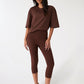 Women's High-waisted Capri Leggings
