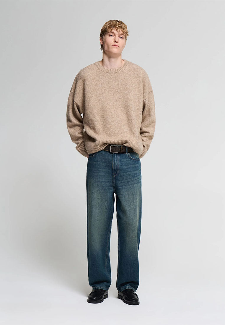 Men's Plain-coloured boxy top