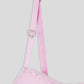 Women's Rhinestone Heart Detail Bra