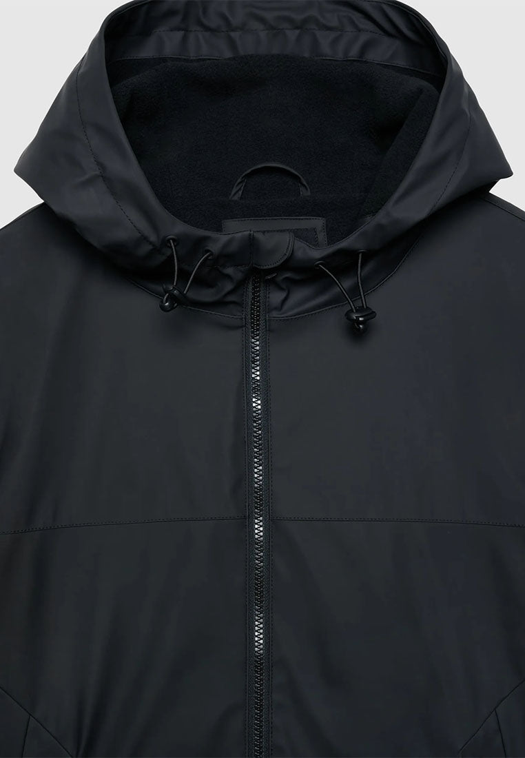 Men's Hooded Windbreaker Utility Jacket
