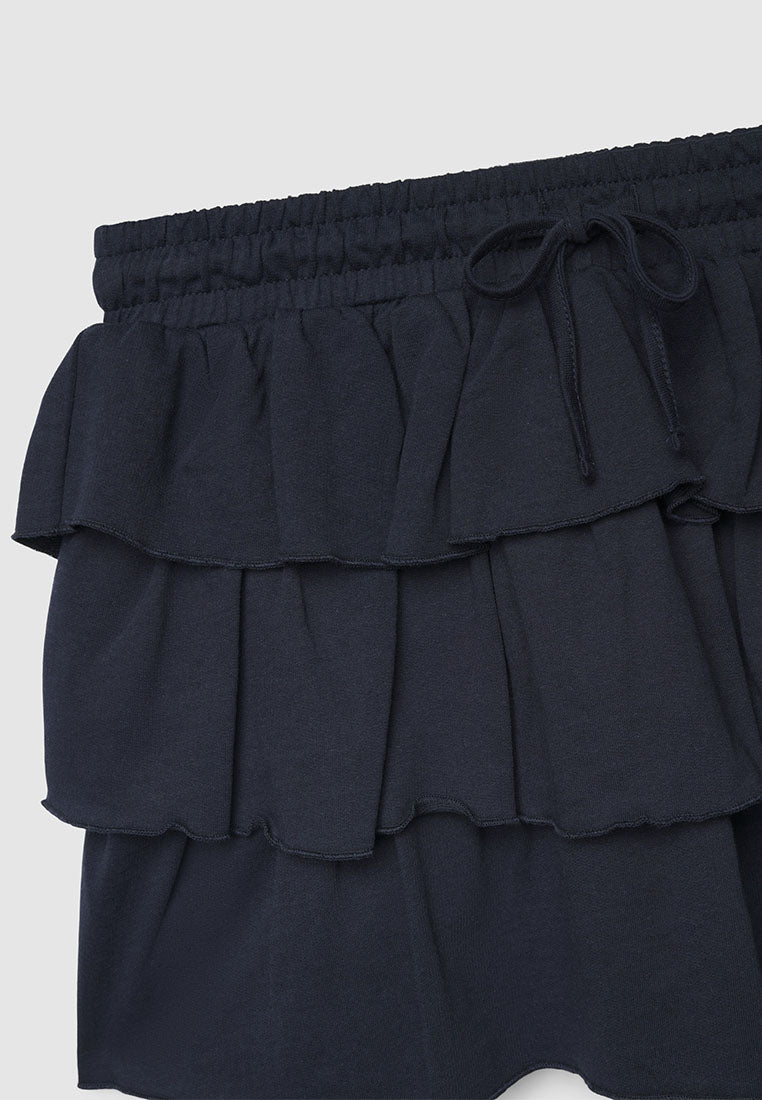 Women's Three-Tier Mini Skirt