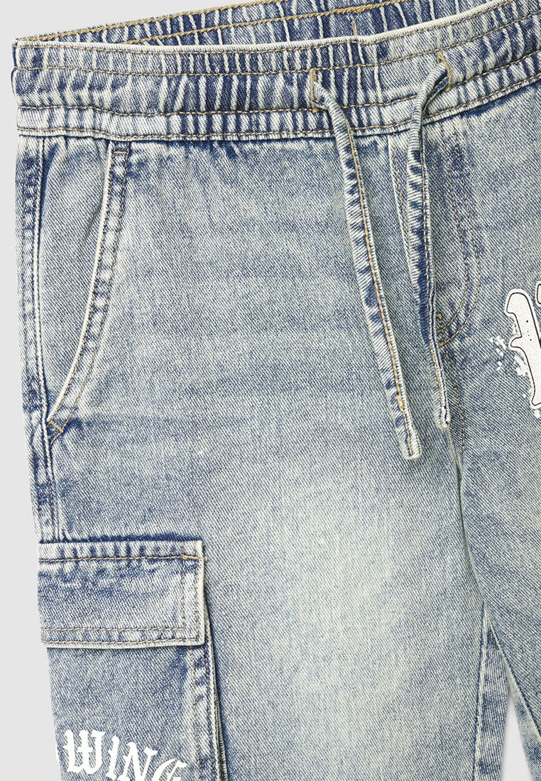 Drawstring Cargo Shorts for Boys