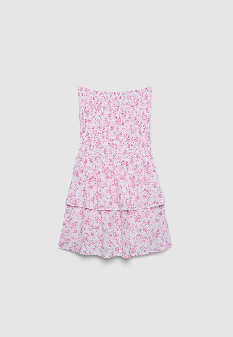 Women's Floral Bandeau Dress