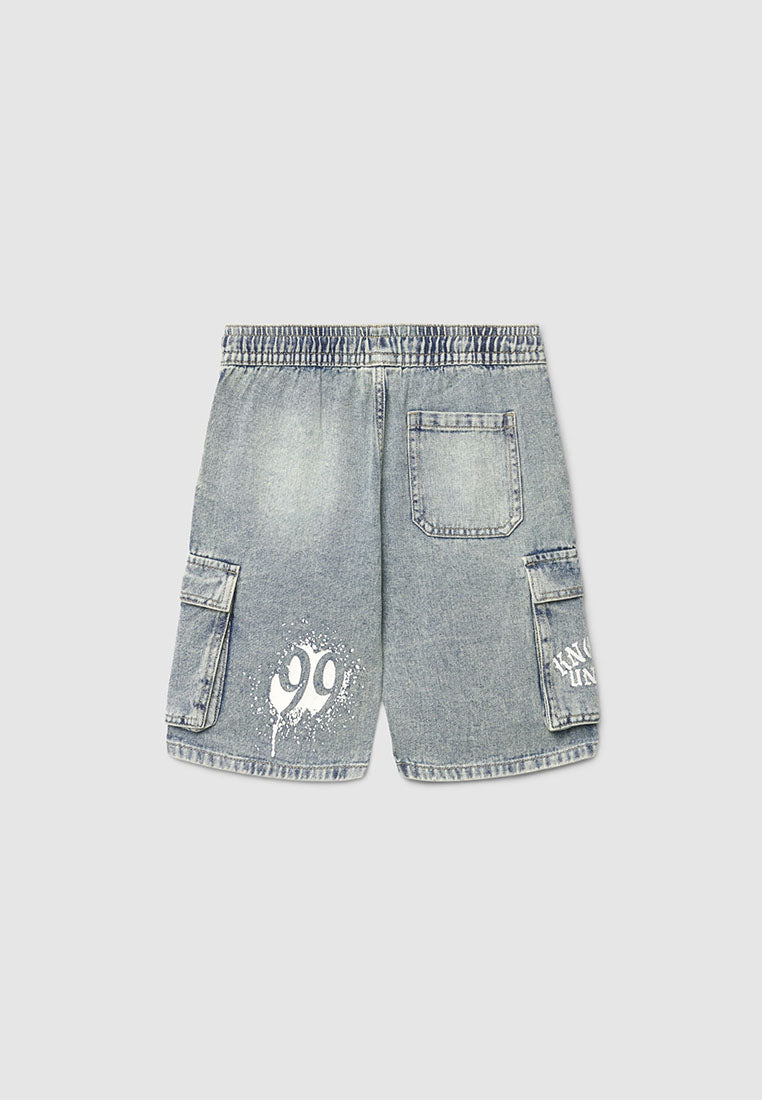 Drawstring Cargo Shorts for Boys